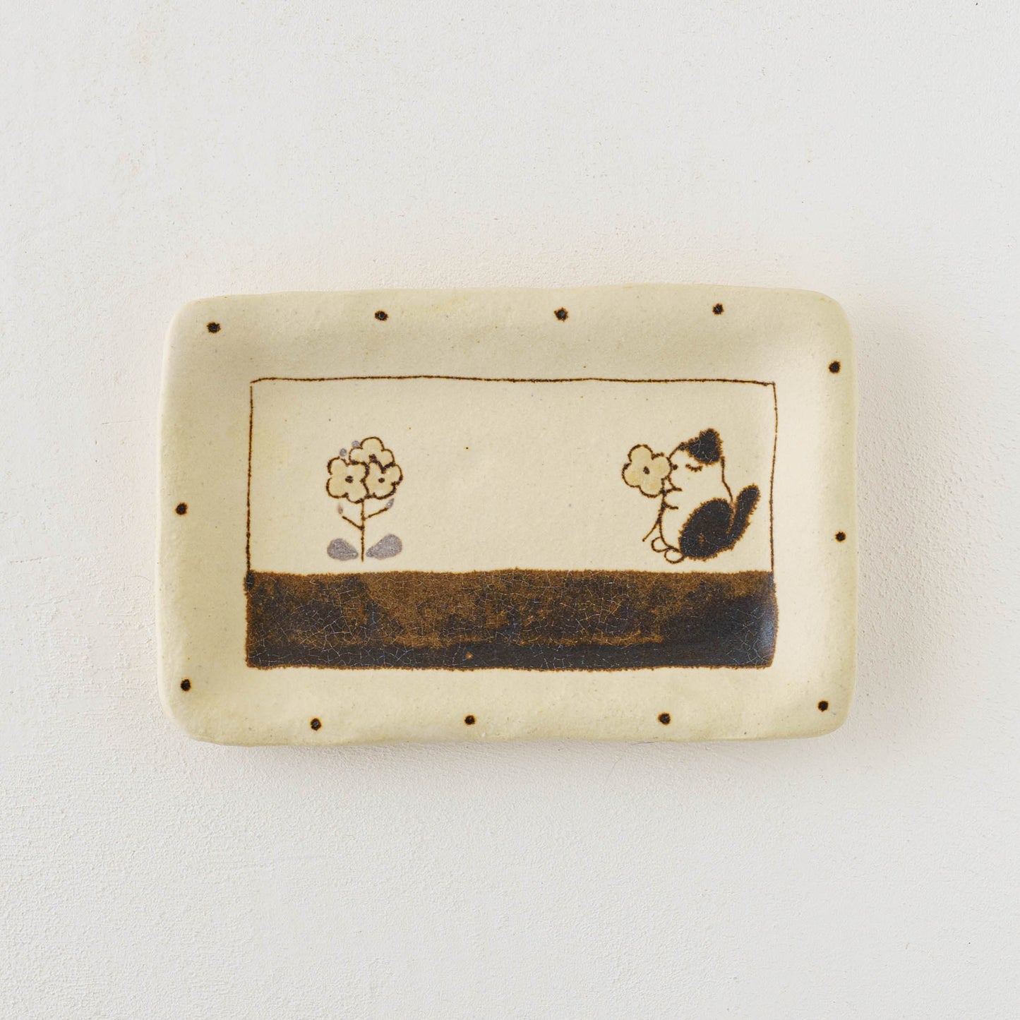 Tray S Cat | Maruban Ceramics Factory