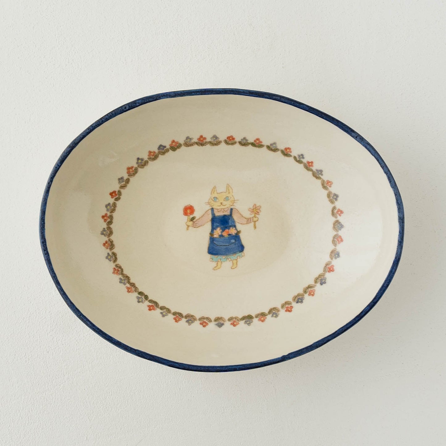 Oval Curry Plate C | Yukiko Nagahama (Yabukarabou)