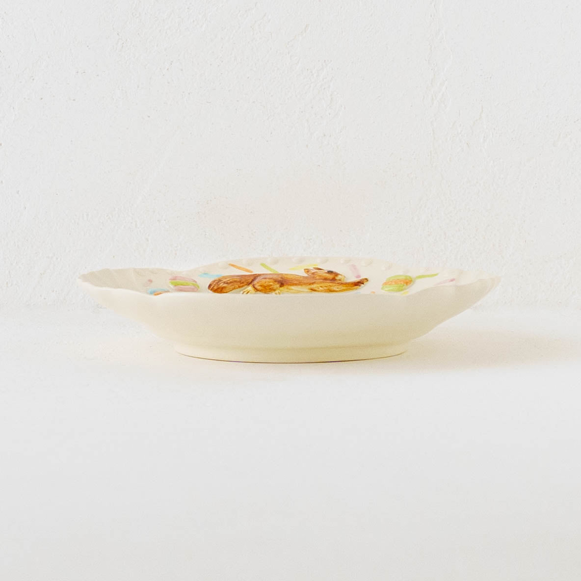 Antique Plate Hopping Squirrel Sweets S | Sugar Poppo
