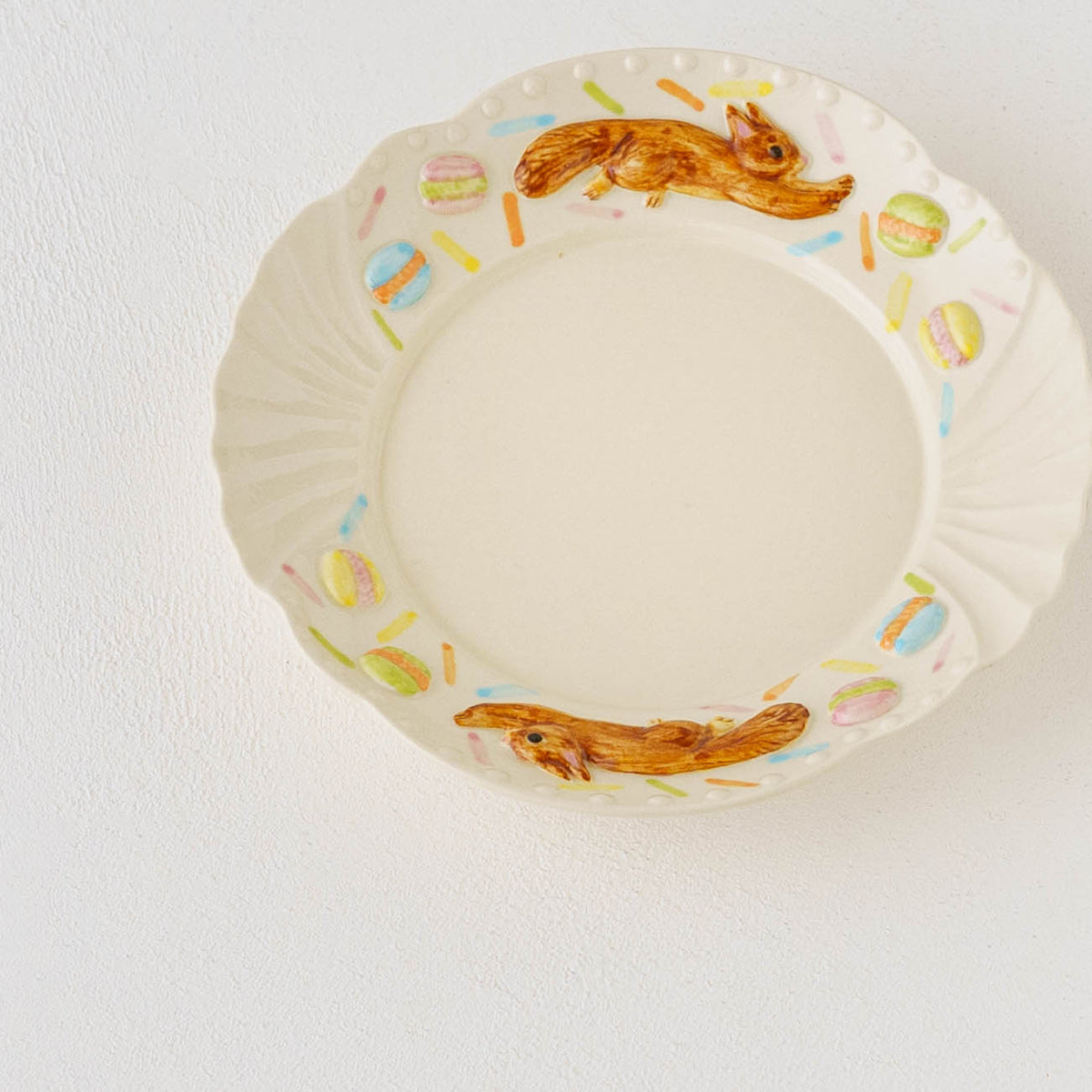 Antique Plate Hopping Squirrel Sweets S | Sugar Poppo