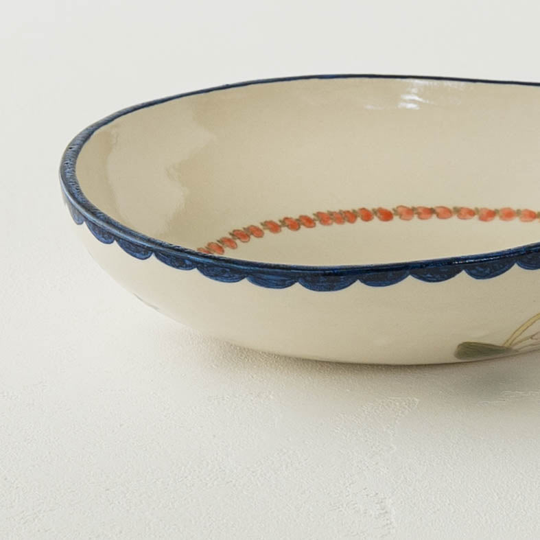 Oval Curry Plate D | Yukiko Nagahama (Yabukarabou)