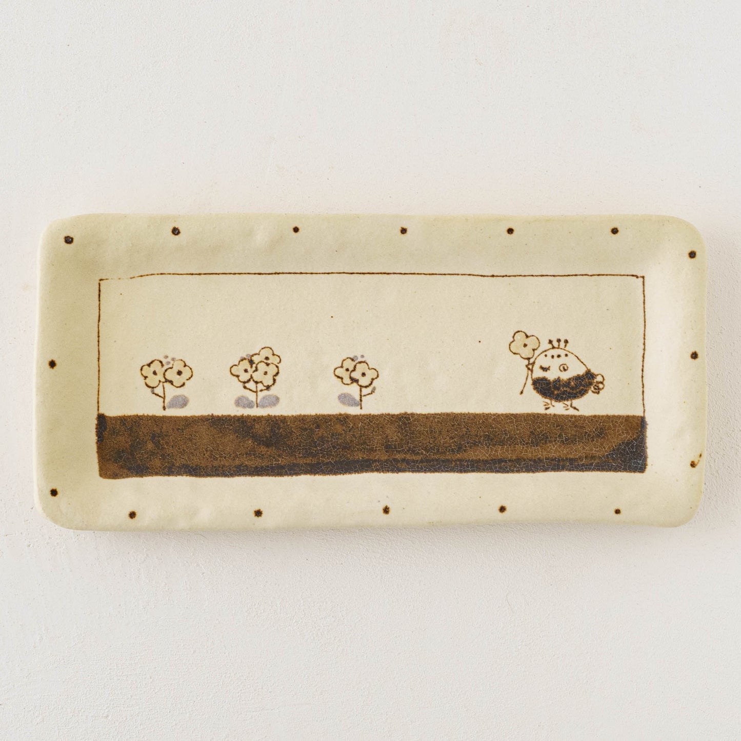 Tray L Bird | Maruban Ceramics Factory