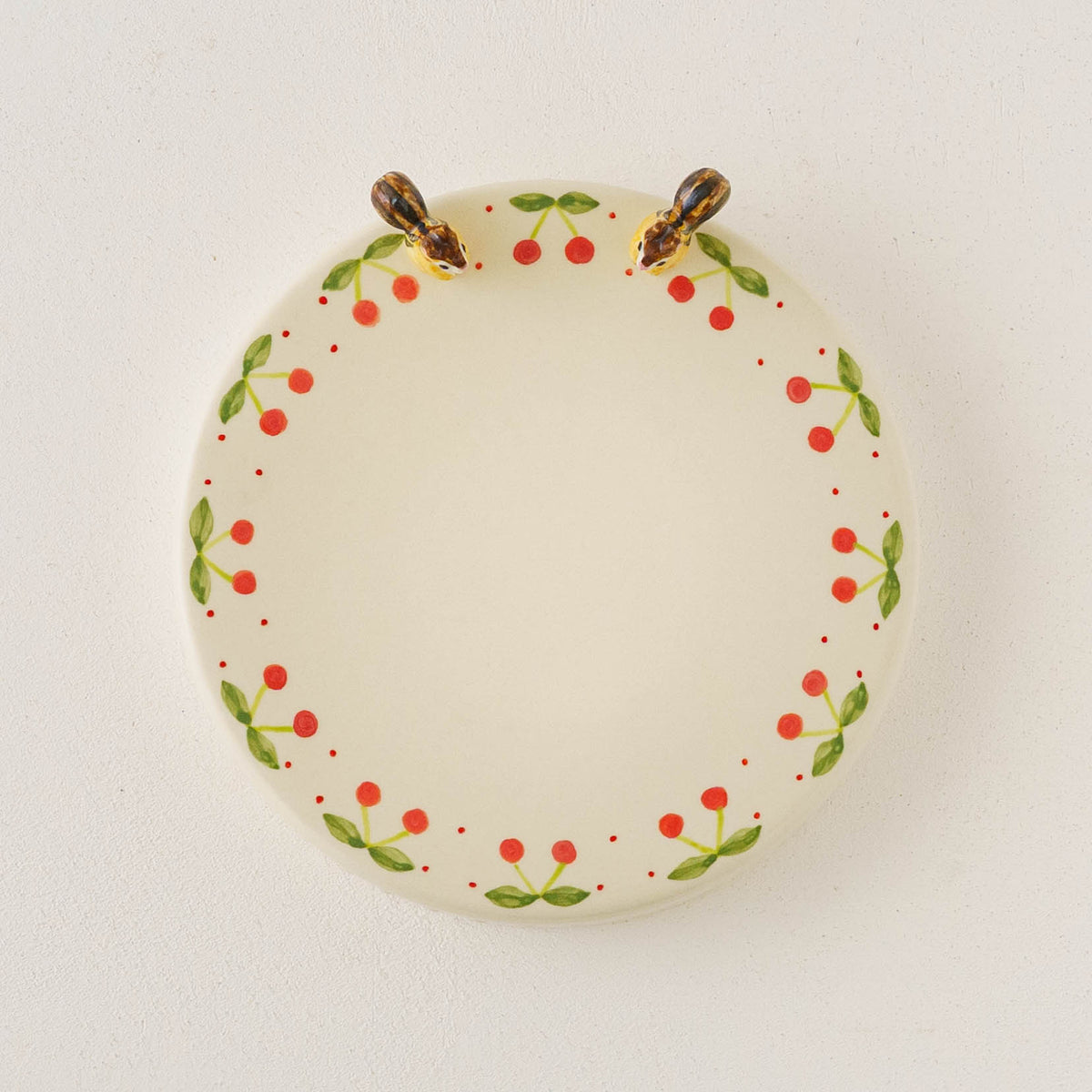 Pedestal Dish Squirrel Cherry | Sugar Poppo