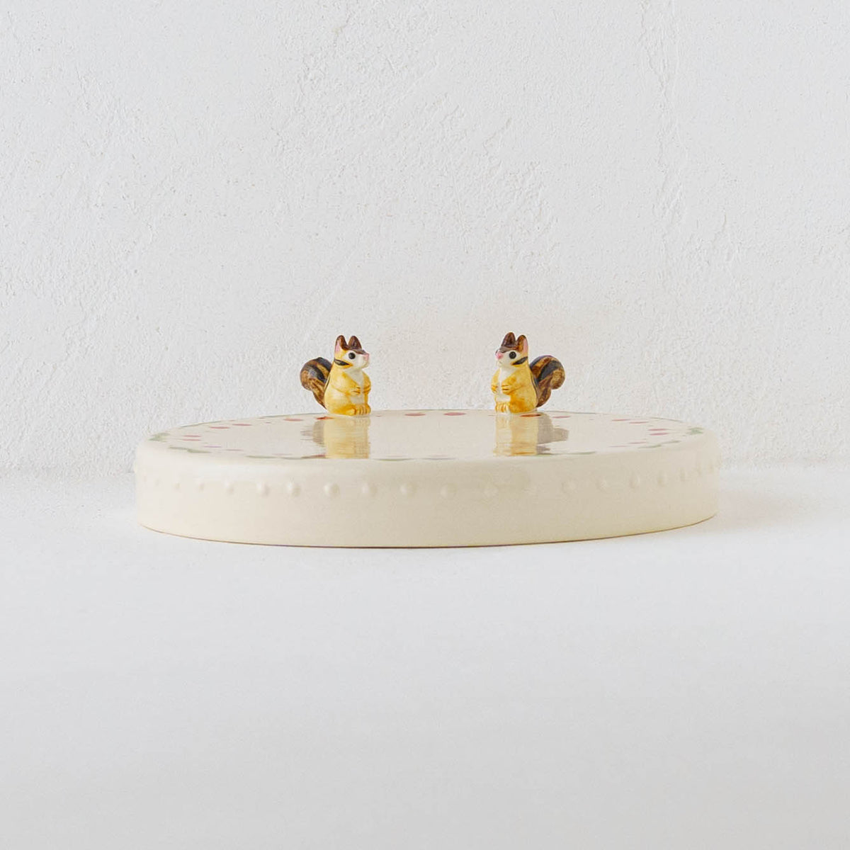 Pedestal Dish Squirrel Cherry | Sugar Poppo