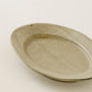 粉引　リムオーバルプレート　L｜冨部咲喜子
