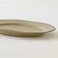 粉引　リムオーバルプレート　L｜冨部咲喜子