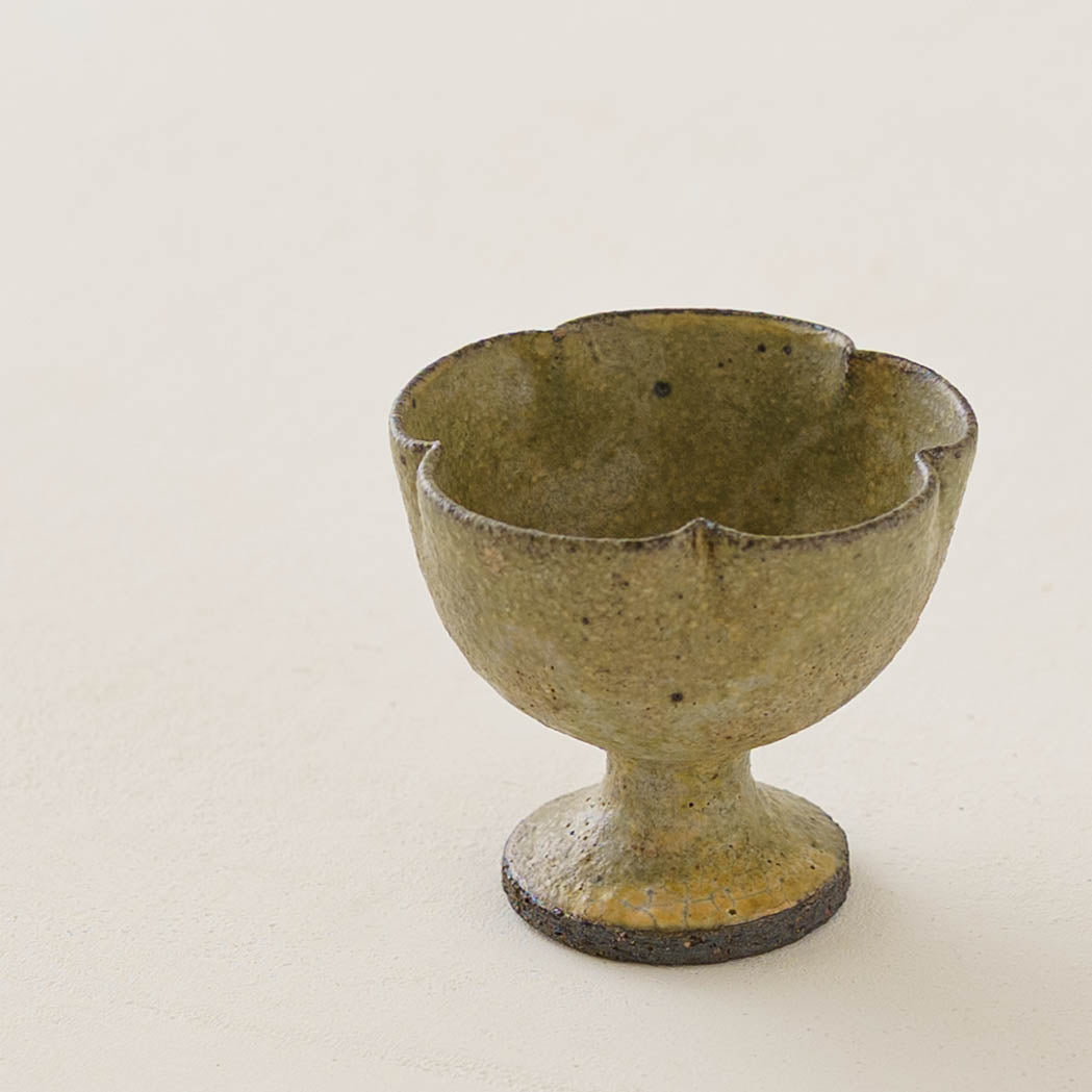 flower bowl with foot S kohiki | Sakiko Tomibe