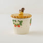 Biscuit Cup Sitting Squirrel Strawberry | Sugar Poppo