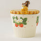 Biscuit Cup Sitting Squirrel Strawberry | Sugar Poppo