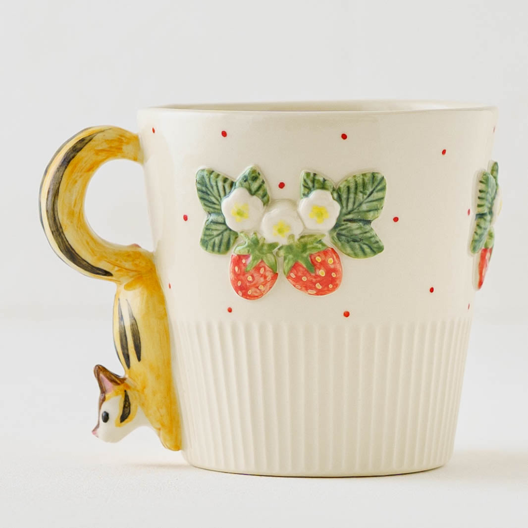 Long Cup Squirrel Strawberry | Sugar Poppo