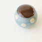 Jar dot pattern, light blue | Wakaba Enokida, Enokida Kiln