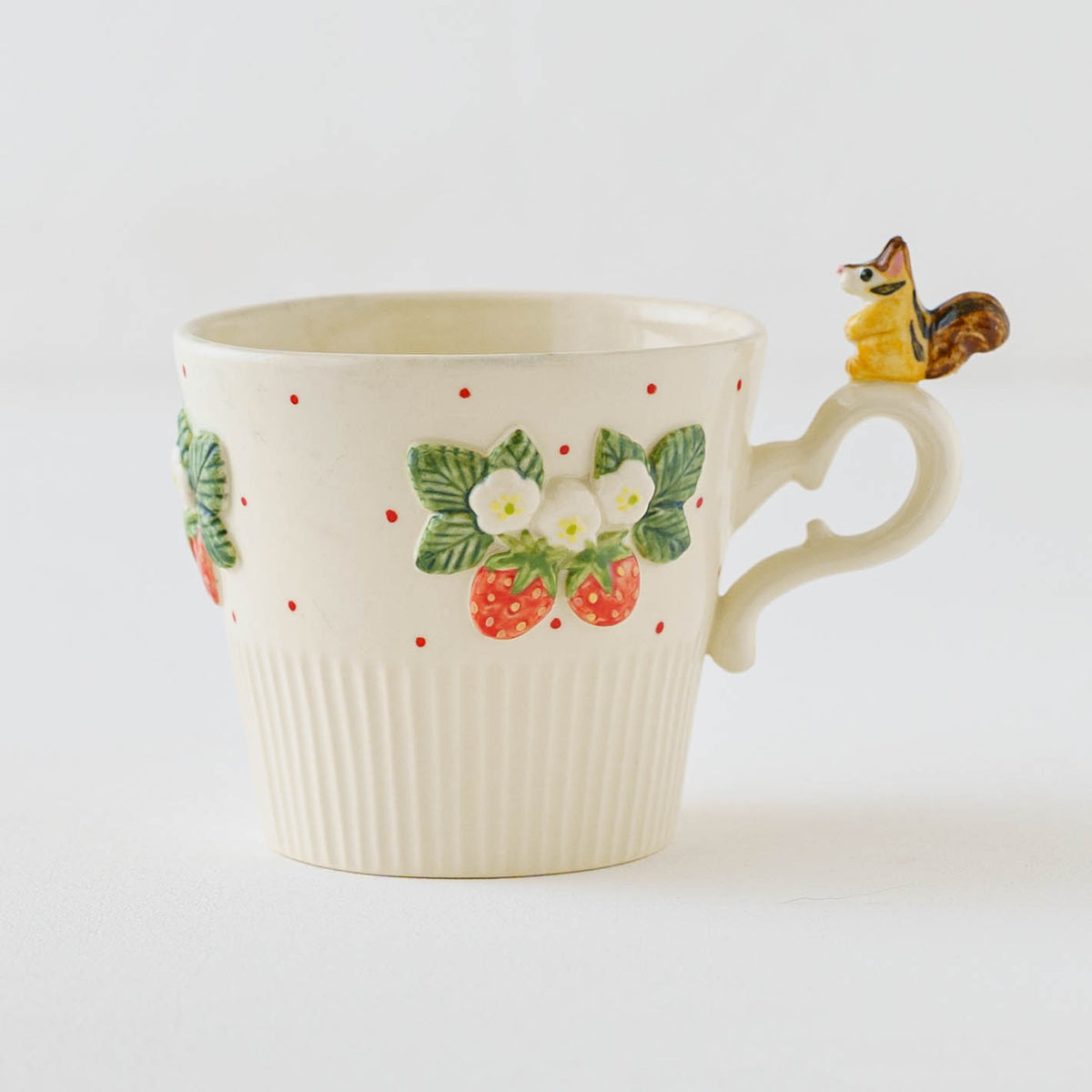 Mug Squirrel Strawberry | Sugar Poppo