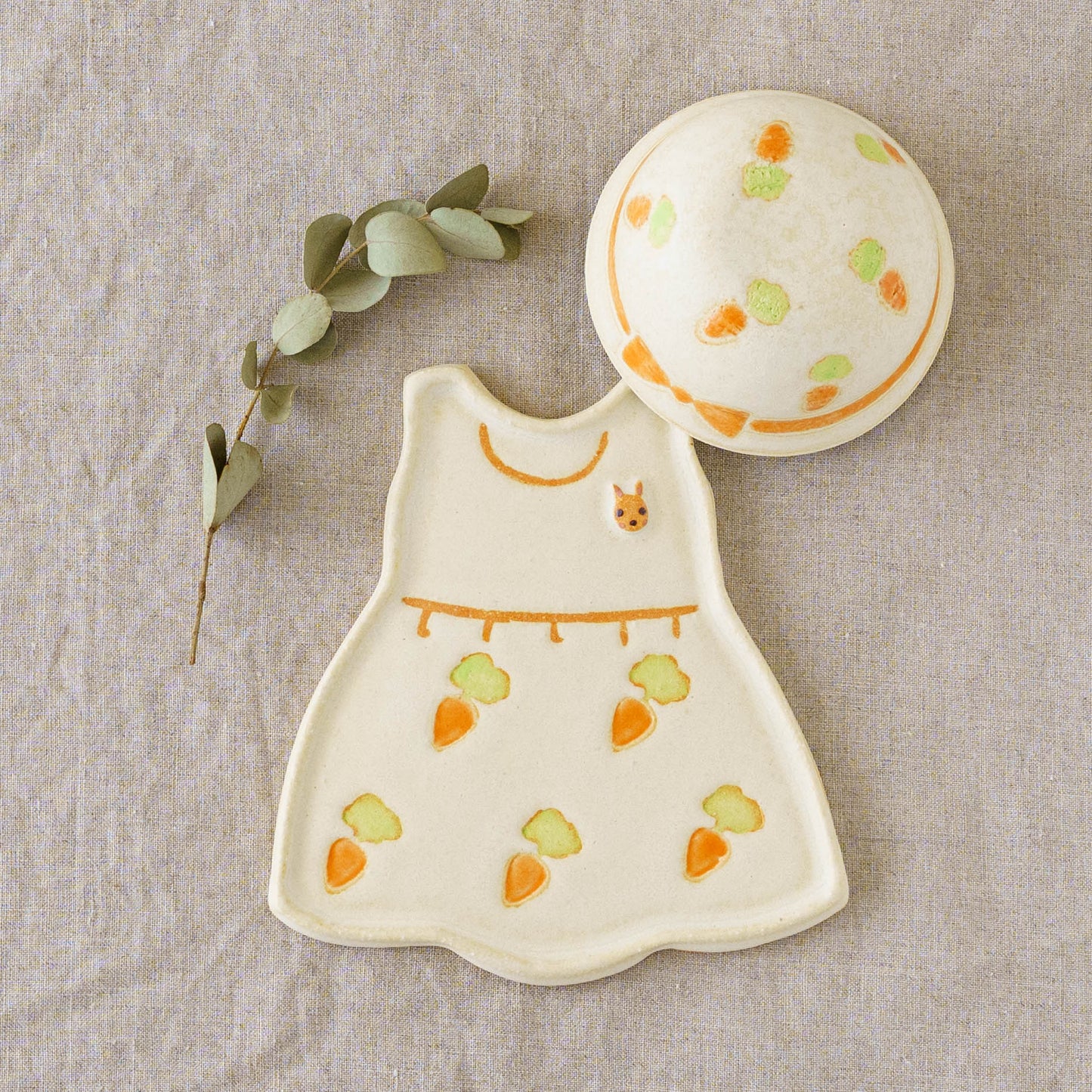 Hat and Dress Set Carrot | Ryoko Kimura