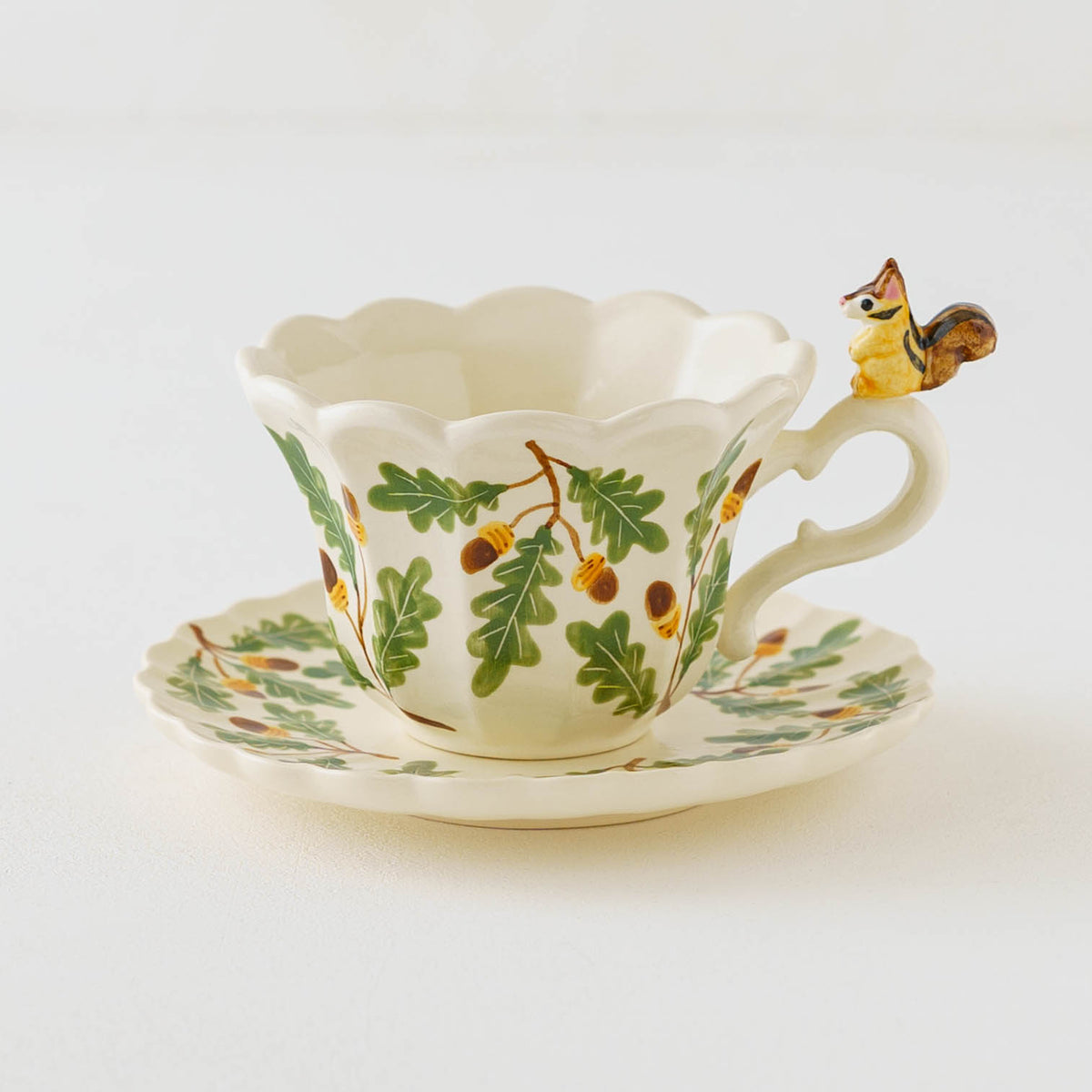 Cup & Saucer Ruffle Squirrel | Sugar Poppo