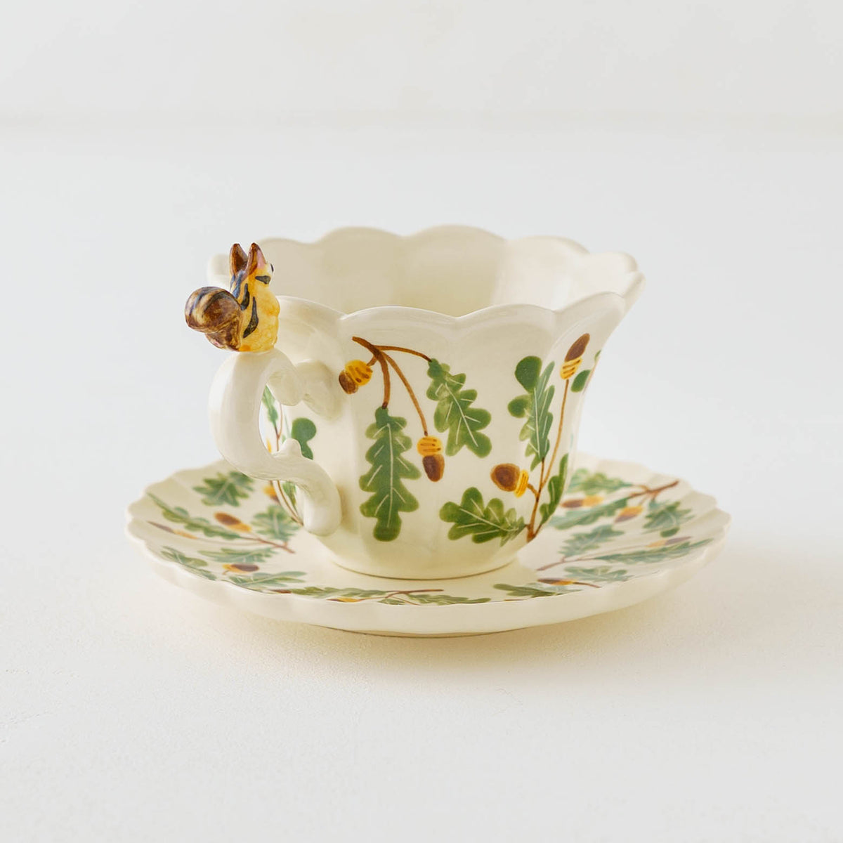 Cup & Saucer Ruffle Squirrel | Sugar Poppo