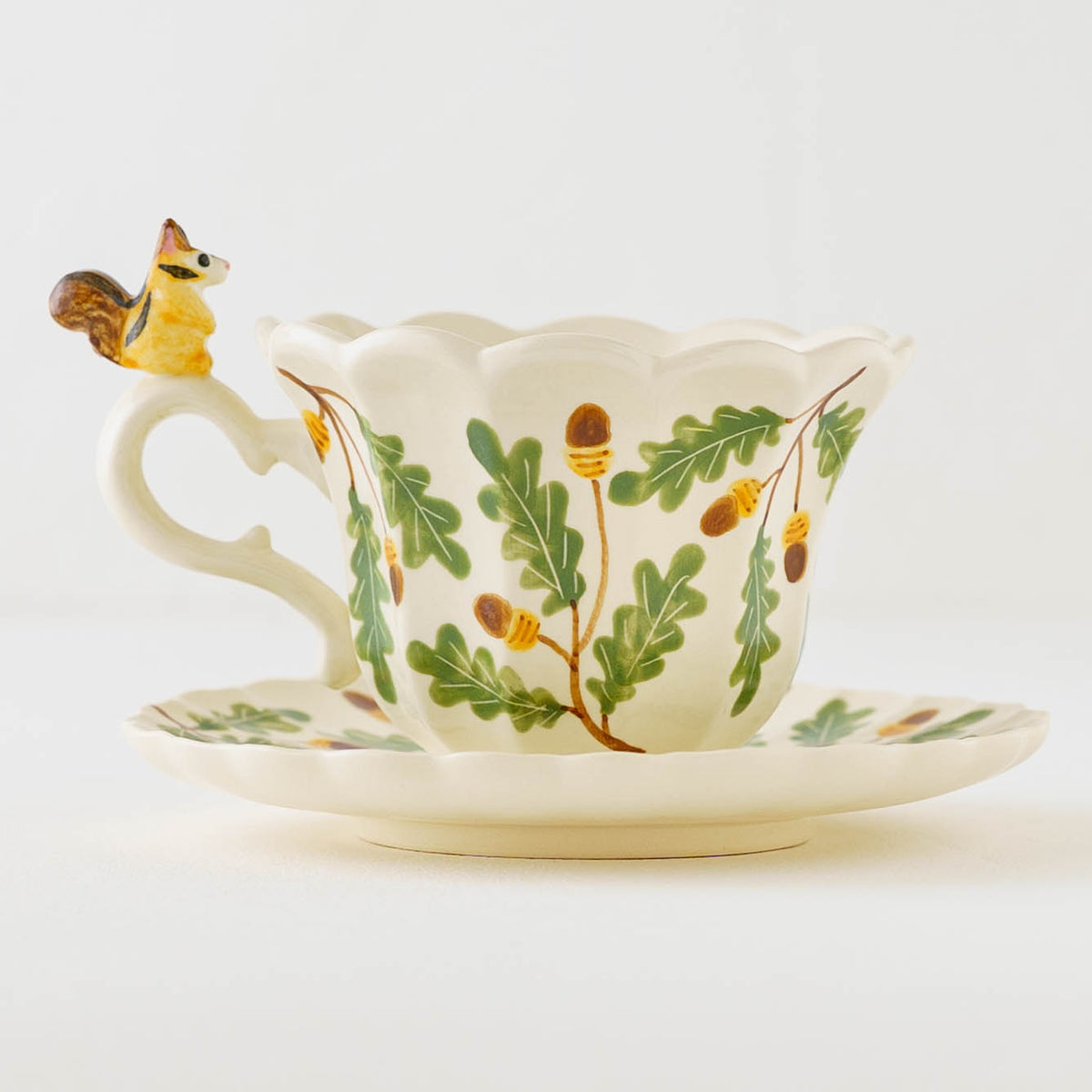 Cup & Saucer Ruffle Squirrel | Sugar Poppo