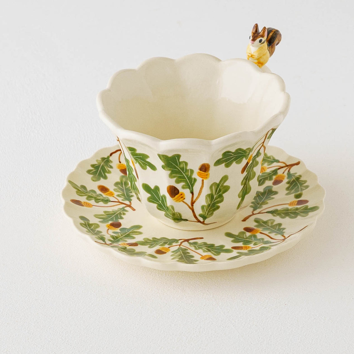 Cup & Saucer Ruffle Squirrel | Sugar Poppo