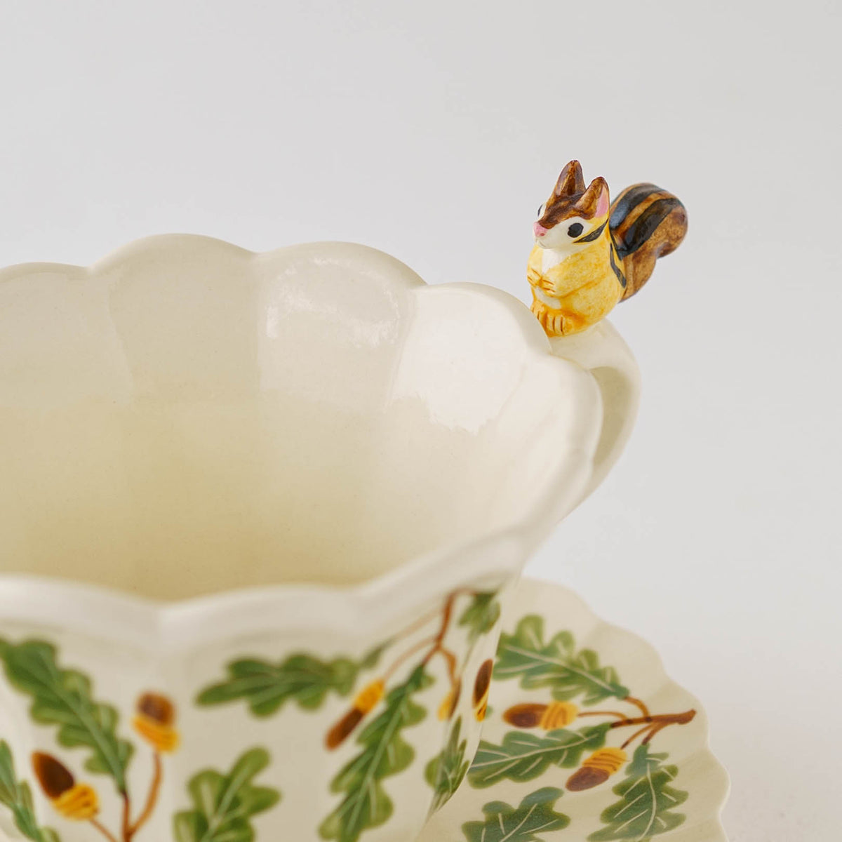 Cup & Saucer Ruffle Squirrel | Sugar Poppo