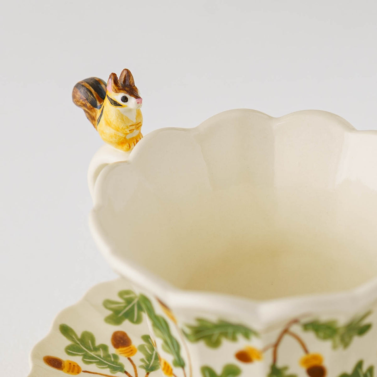 Cup & Saucer Ruffle Squirrel | Sugar Poppo