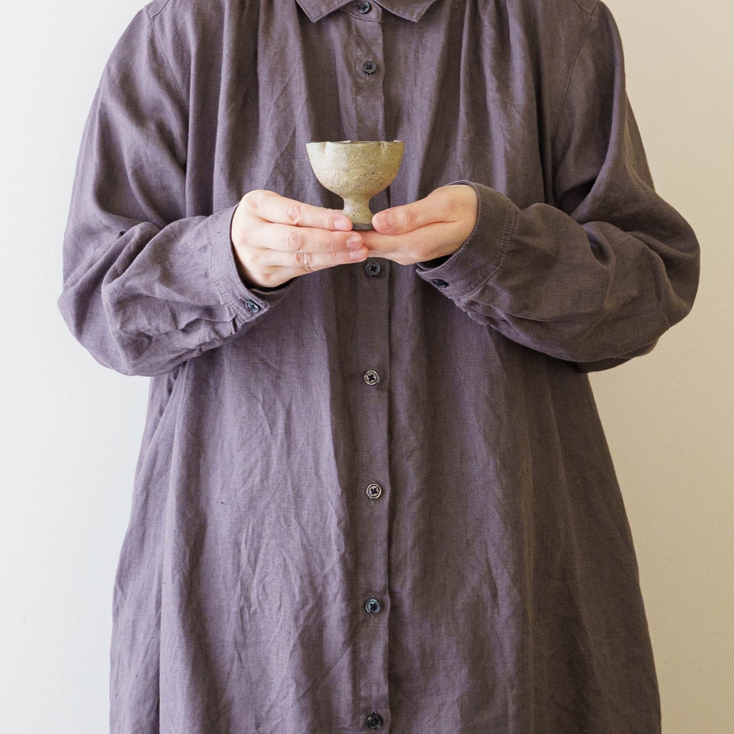 flower bowl with foot S kohiki | Sakiko Tomibe