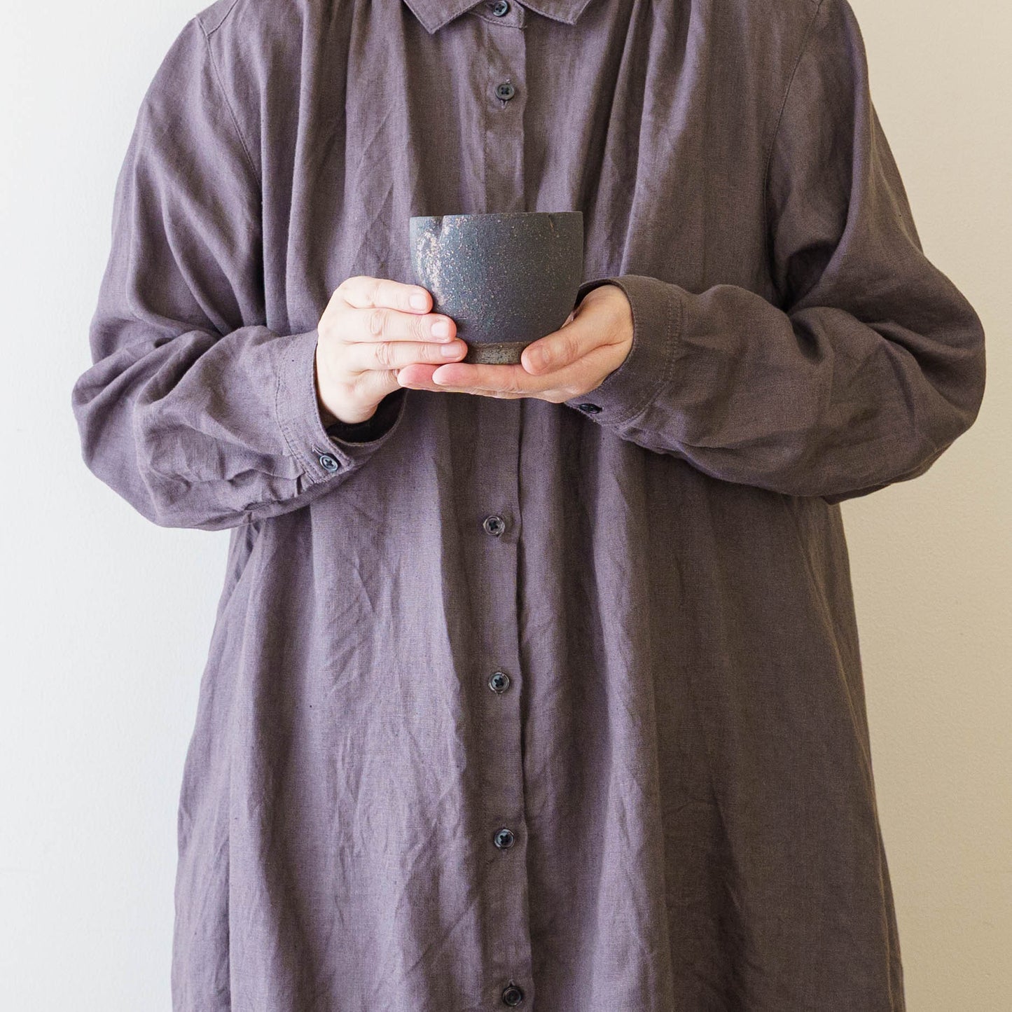 flower cup brown | Sakiko Tomibe 