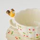 Cup & Saucer Ruffle Squirrel Cherry  | Sugar Poppo