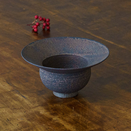Bowl rim S brown | Sakiko Tomibe