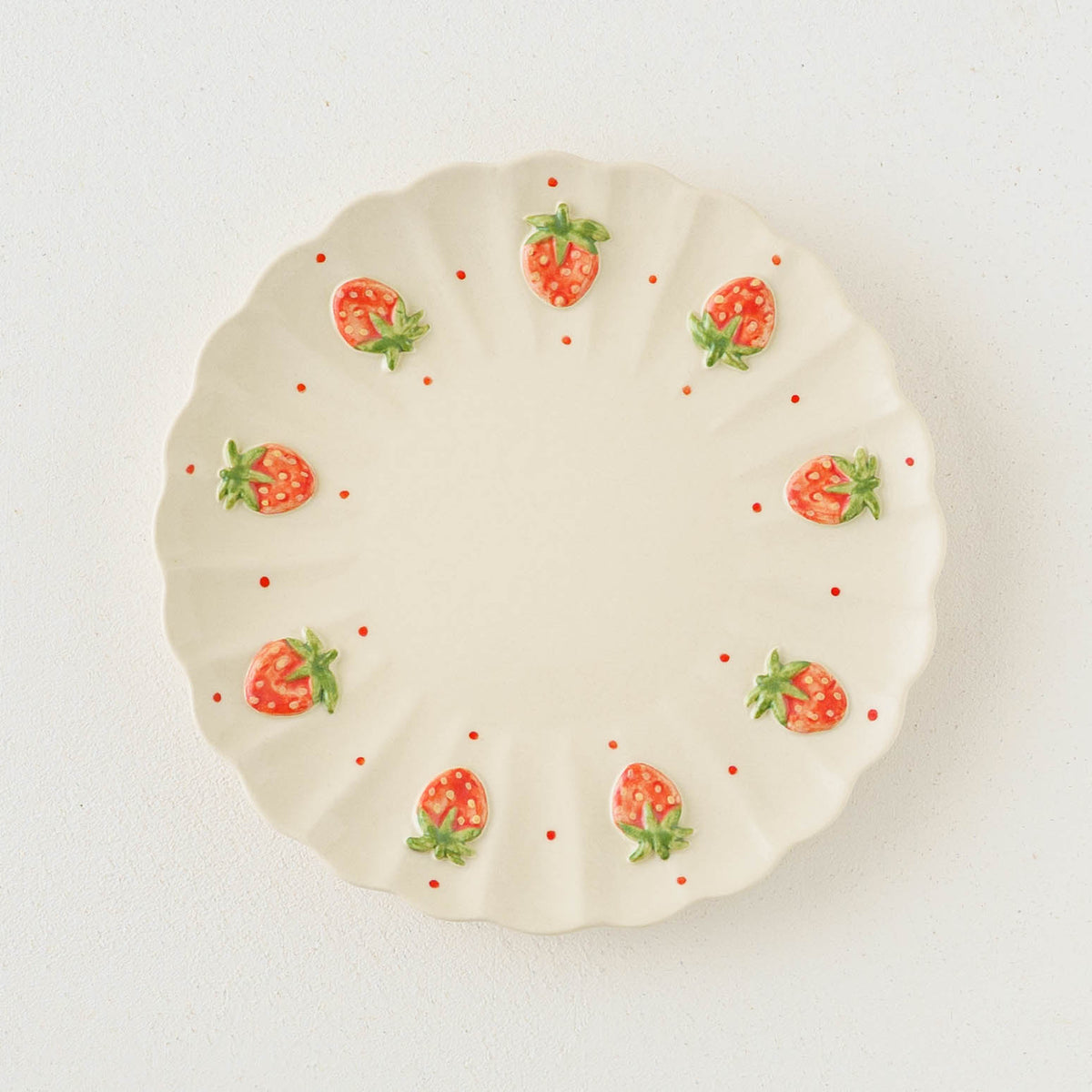 Cup & Saucer Squirrel Ruffle Strawberry | Sugar Poppo