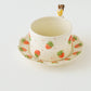 Cup & Saucer Squirrel Strawberry | Sugar Poppo