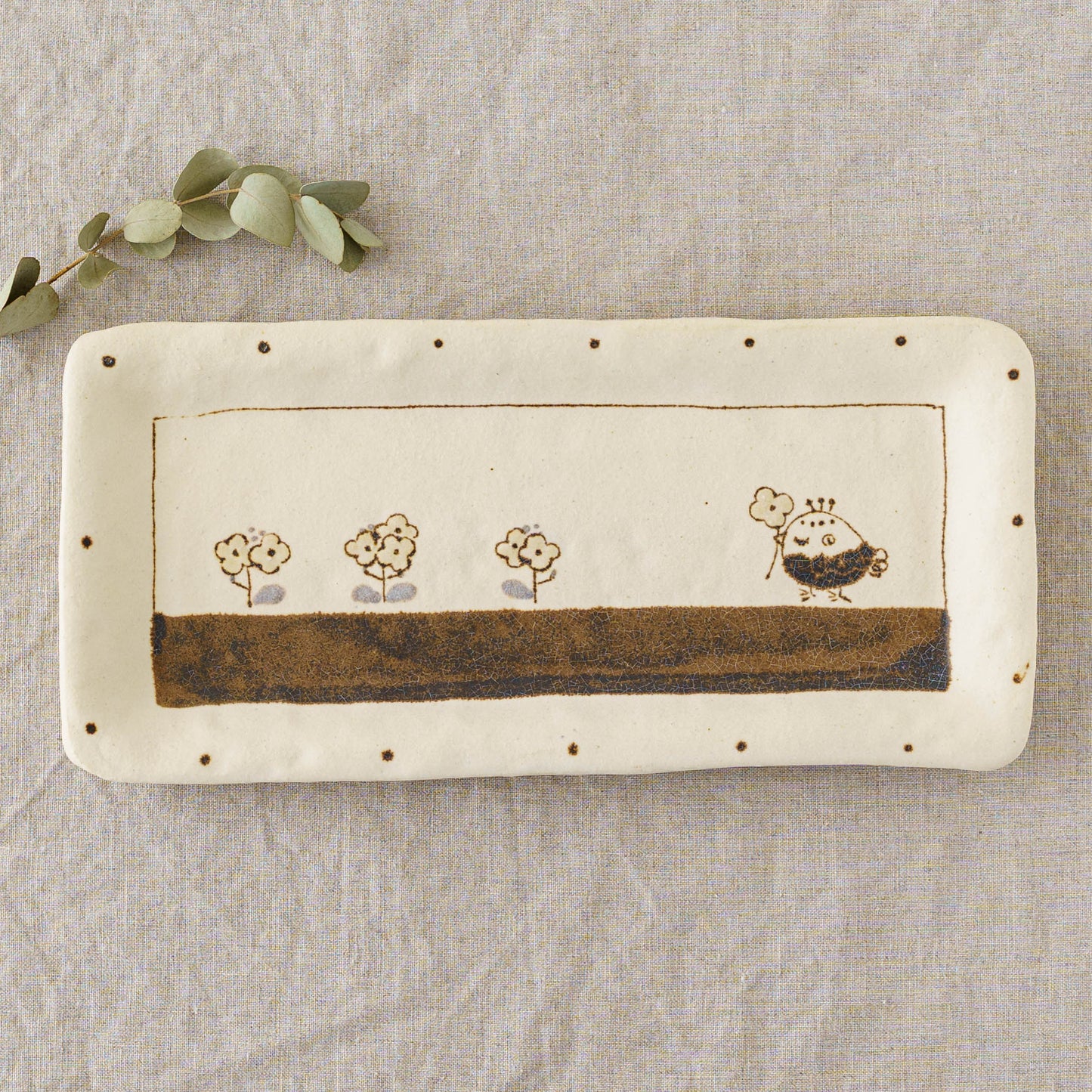 Tray L Bird | Maruban Ceramics Factory
