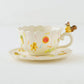 Cup & Saucer Squirrel Ruffle Sweets | Sugar Poppo
