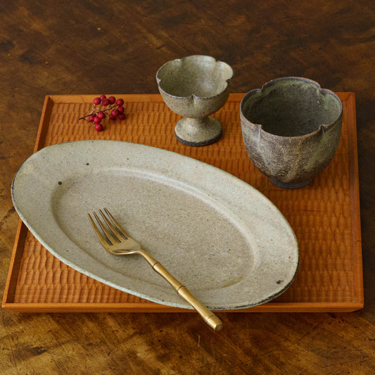 flower bowl with foot S kohiki | Sakiko Tomibe