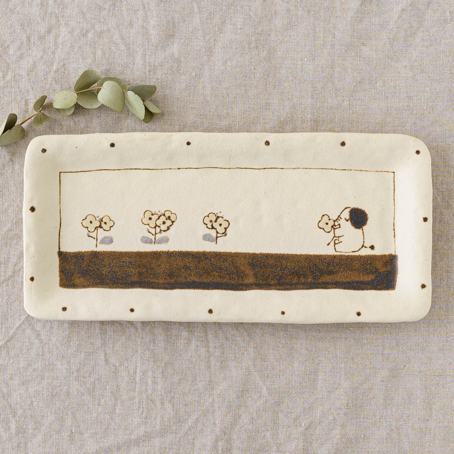 Tray L Elephant | Maruban Ceramics Factory