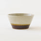 ボウル　飛び鉋　マット釉 x 飴釉｜榎田智　えのきだ窯