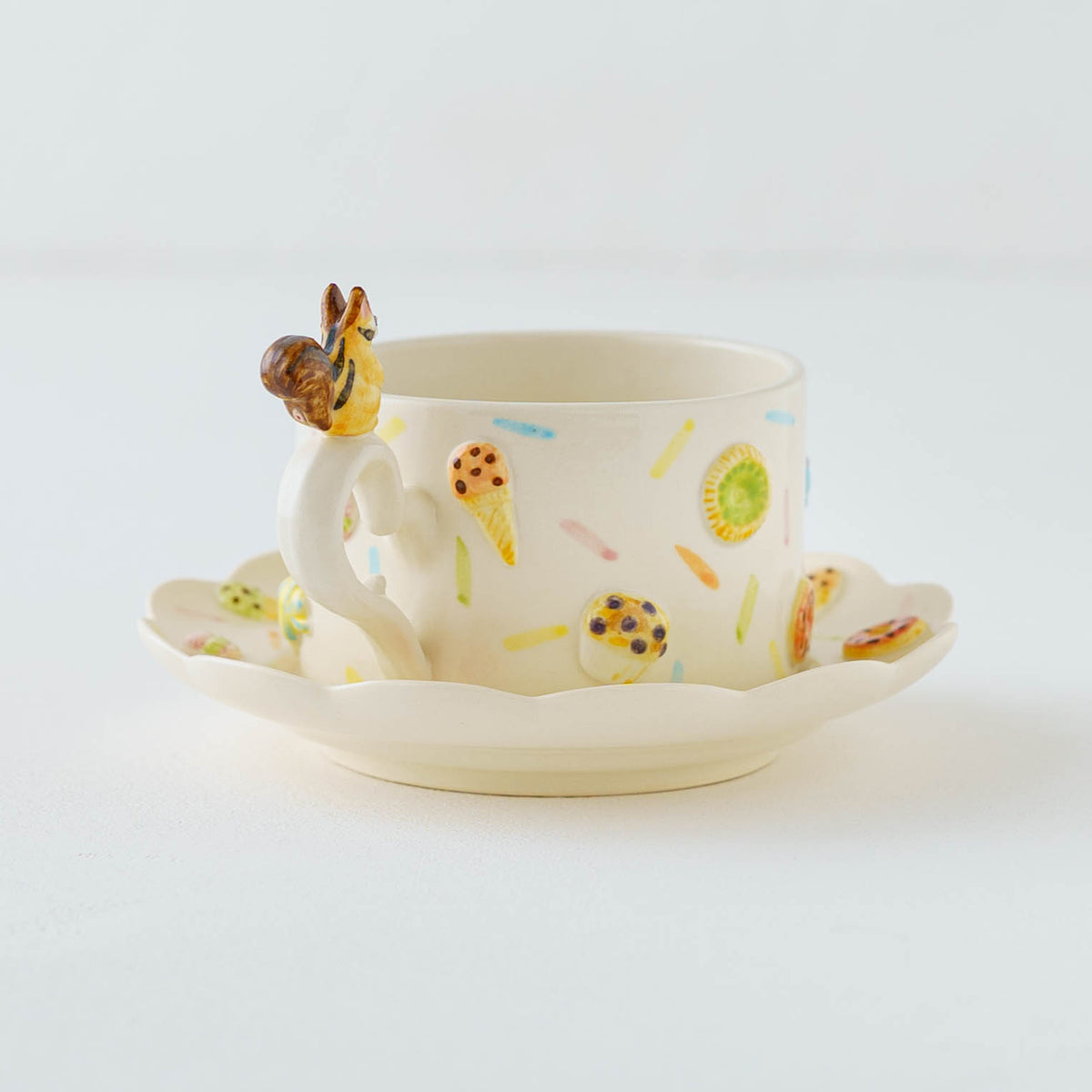 Cup & Saucer Squirrel Sweets | Sugar Poppo