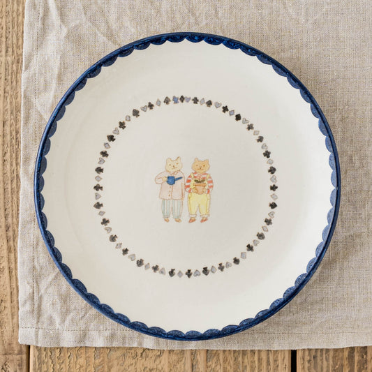 22cm Plate C | Yukiko Nagahama (Yabukarabou)