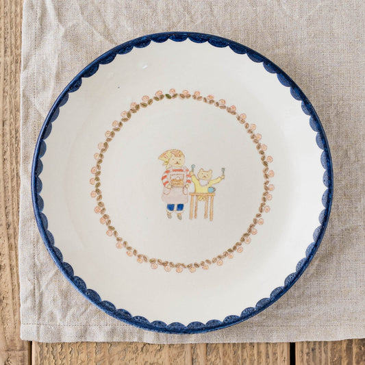 22cm Plate E | Yukiko Nagahama (Yabukarabou)