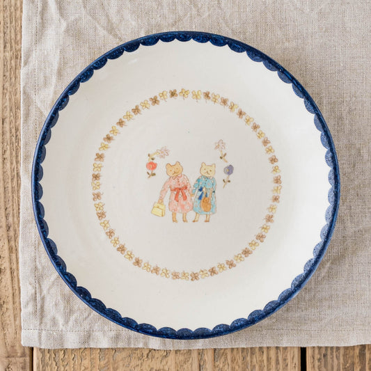 22cm Plate D | Yukiko Nagahama (Yabukarabou)