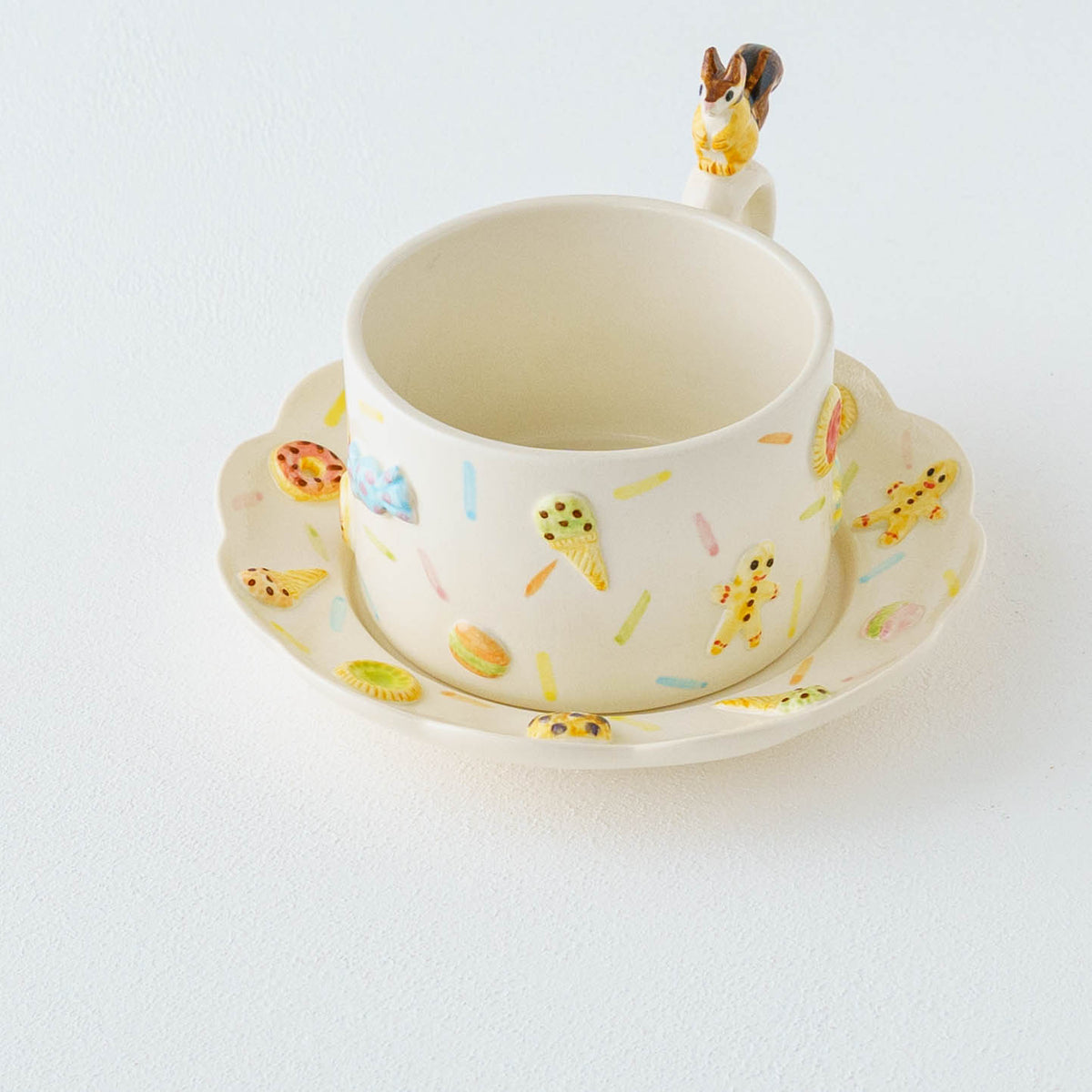 Cup & Saucer Squirrel Sweets | Sugar Poppo