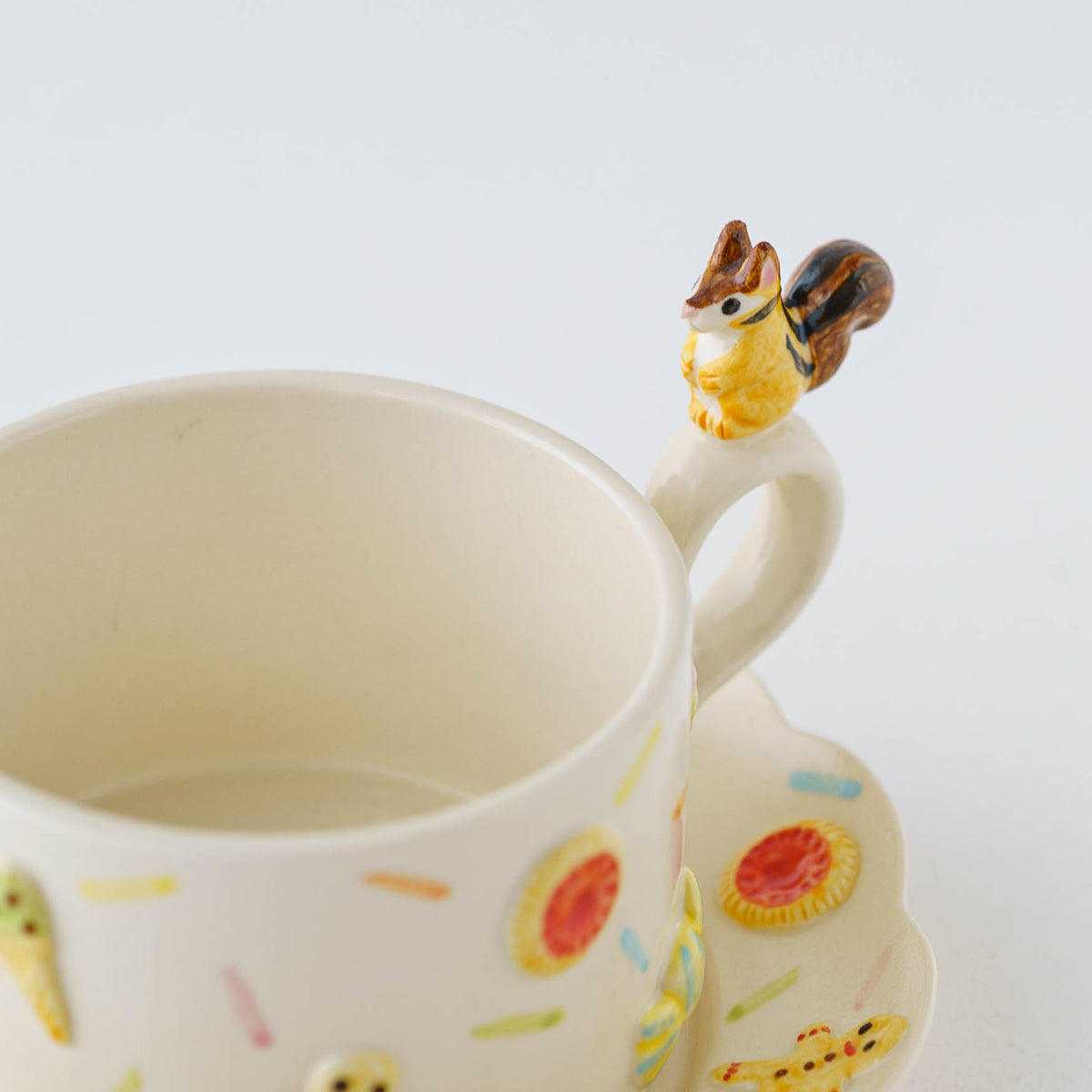 Cup & Saucer Squirrel Sweets | Sugar Poppo