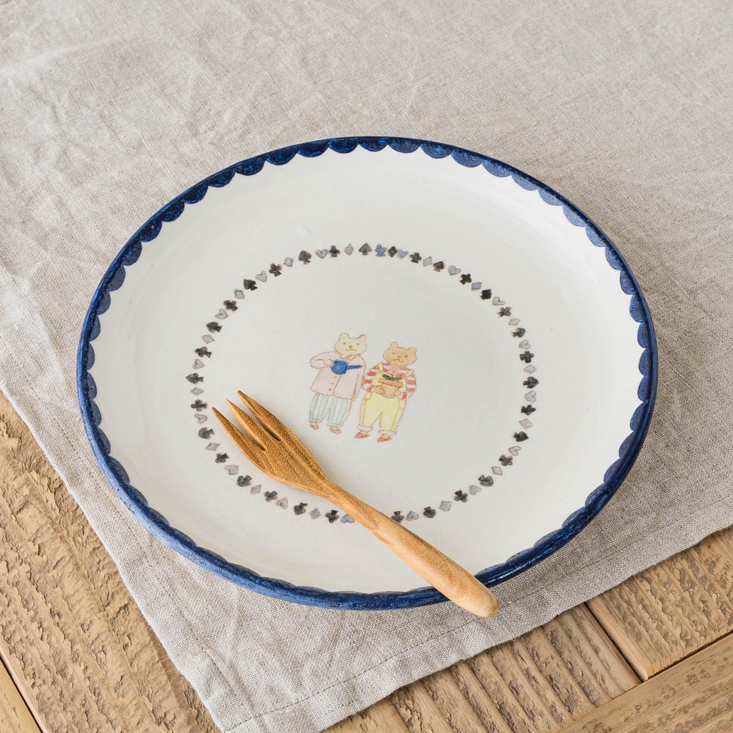 22cm Plate C | Yukiko Nagahama (Yabukarabou)