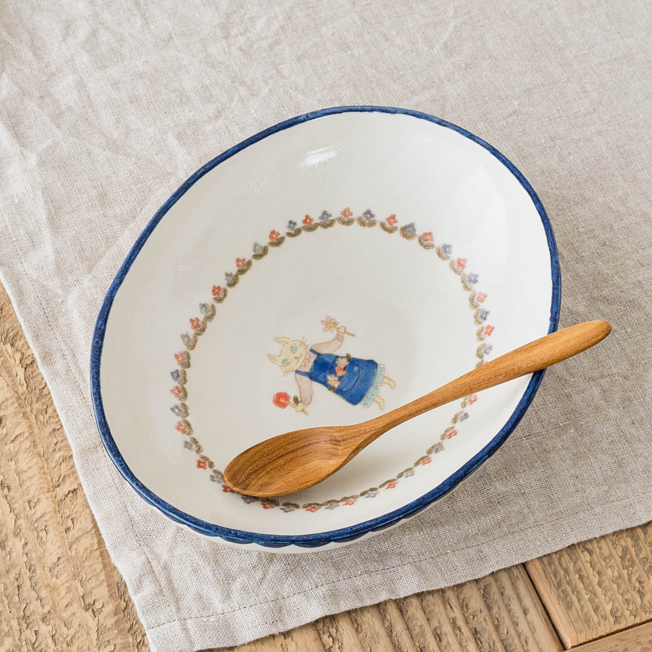 Oval Curry Plate C | Yukiko Nagahama (Yabukarabou)