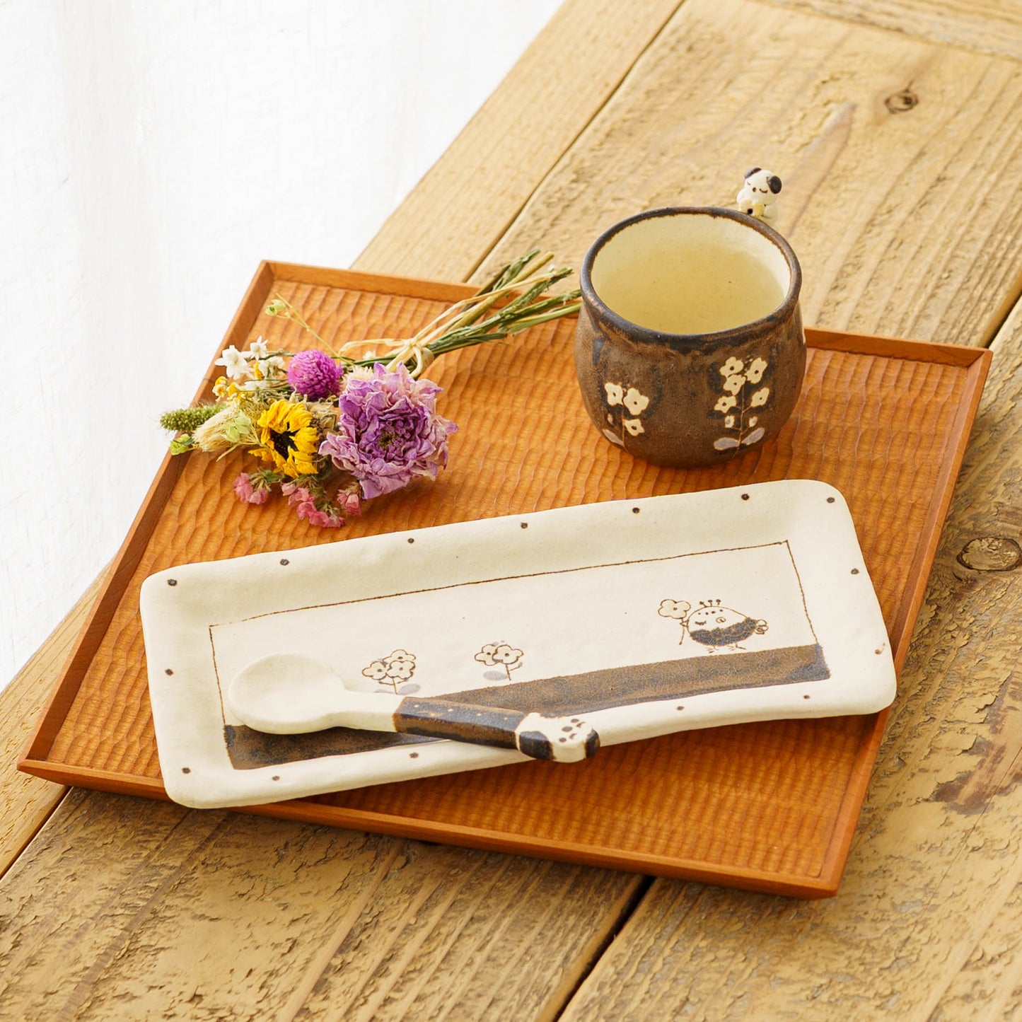 Tray L Bird | Maruban Ceramics Factory
