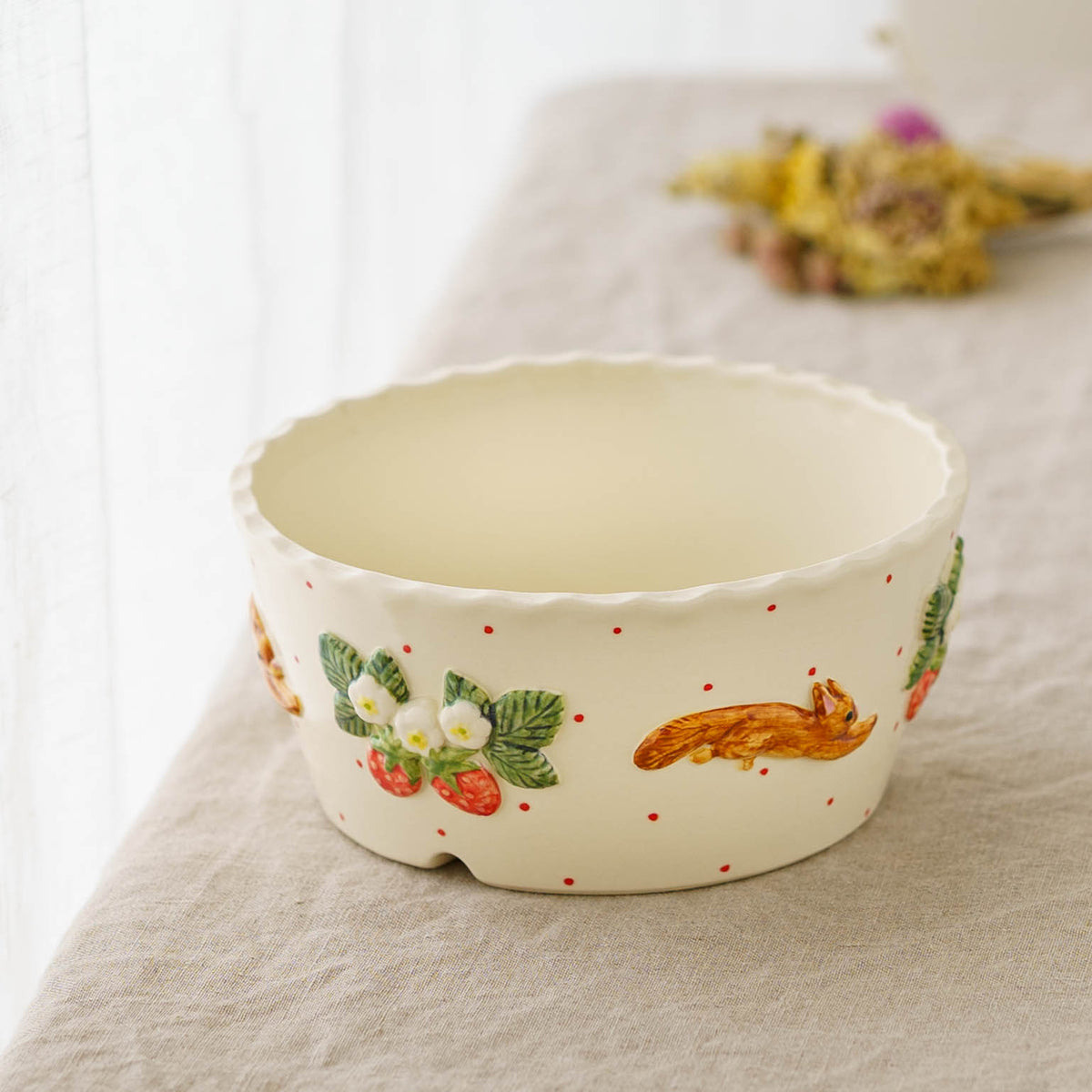 Plant Hopping Squirrel Strawberry Short | Sugar Poppo