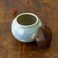 Jar dot pattern, light blue | Wakaba Enokida, Enokida Kiln