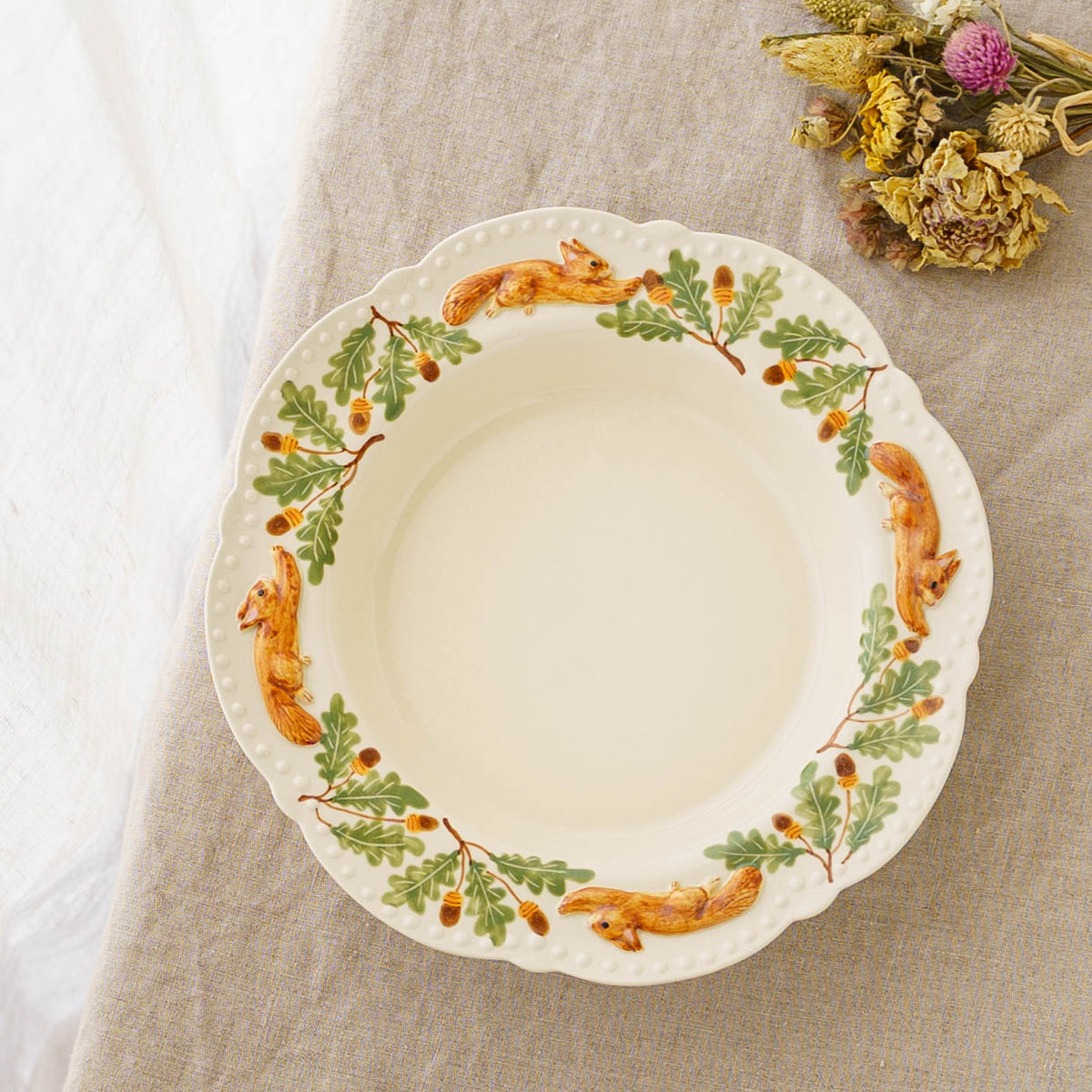 Shallow Bowl Hopping Squirrel | Sugar Poppo