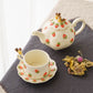 Cup & Saucer Squirrel Strawberry | Sugar Poppo