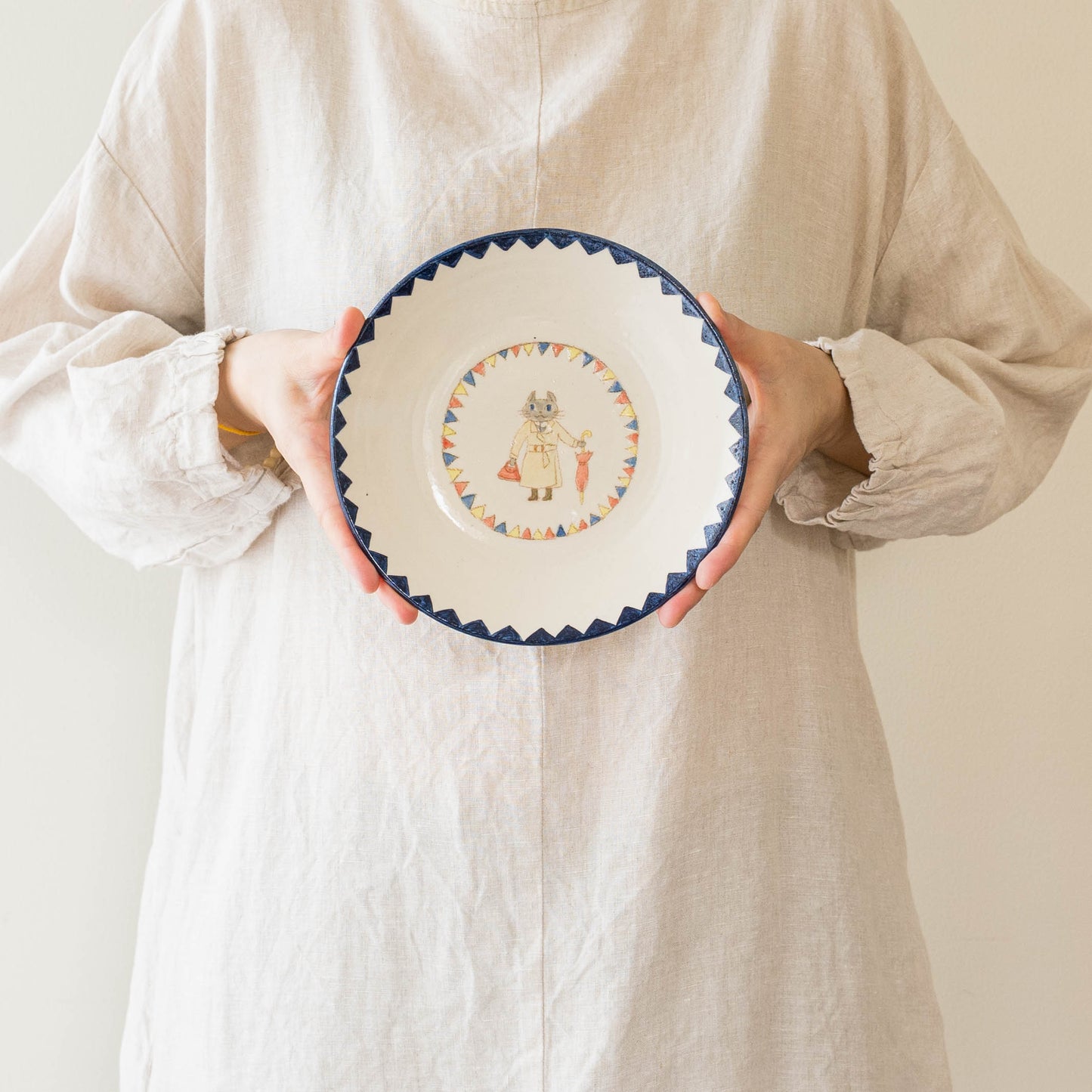 18cm Plate A | Yukiko Nagahama (Yabukarabou)