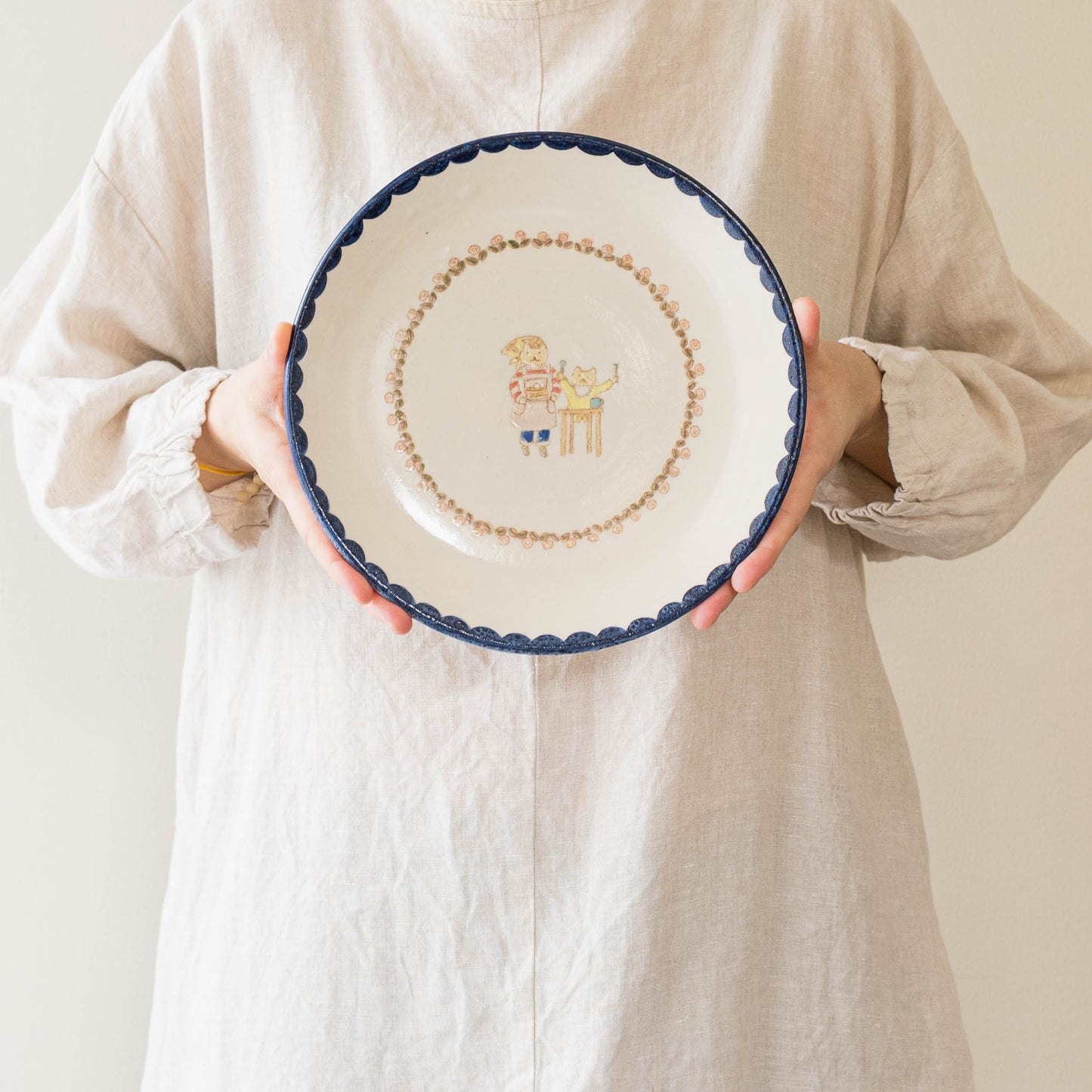 22cm Plate E | Yukiko Nagahama (Yabukarabou)