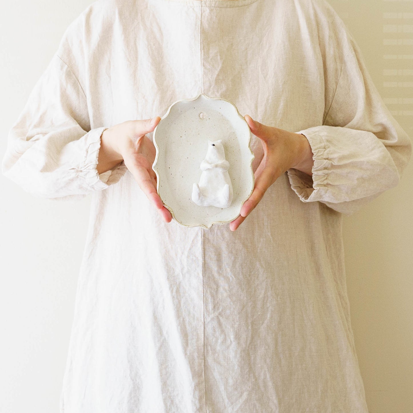 しろくま壁掛け　大　白｜sakuya masuda